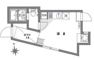 グランエッグス中野富士見町の物件間取画像